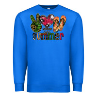 True Royal peace love summer Premium Sweatshirt - CowhideDigitalArt