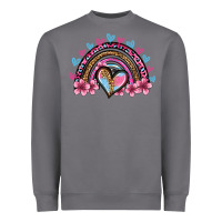 Storm valentine's day rainbow heart olivia Heavyweight Sweatshirt - OliviaCreatesArt