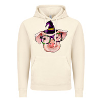 Vintage Artic pig with halloween Vintage Hoodie - RanaPortraitStore