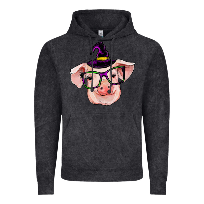 Pig With Halloween Vintage Hoodie by RanaPortraitStore | Teevron
