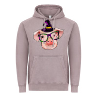 Vintage Zinc pig with halloween Vintage Hoodie - RanaPortraitStore