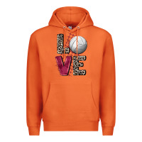 Carrot love volleyball Premium Hoodie - FaDigitalArtStudio