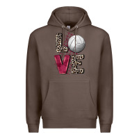 Coffee love volleyball Premium Hoodie - FaDigitalArtStudio