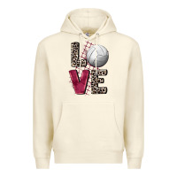 Sandshell love volleyball Premium Hoodie - FaDigitalArtStudio