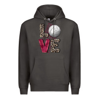 Smoke love volleyball Premium Hoodie - FaDigitalArtStudio