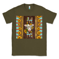 Army Green Western Baby Calf Mom Classic Tee - LillyAllenDesigns