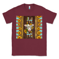 Burgundy Western Baby Calf Mom Classic Tee - LillyAllenDesigns