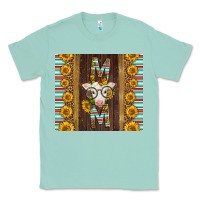 Seafoam Western Baby Calf Mom Classic Tee - LillyAllenDesigns