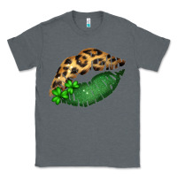 Charcoal Heather St. Patricks Day Leopard Lips Classic Tee - Bettercallsaul