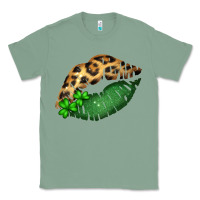 Sage St. Patricks Day Leopard Lips Classic Tee - Bettercallsaul