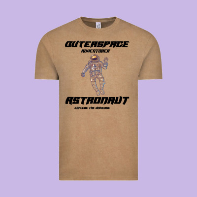 Outer Space Adventurer Astronaut Vintage Tee Designed By Bettercallsaul
