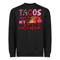 Black tacos are my valentine Heavyweight Sweatshirt - OliviaCreatesArt