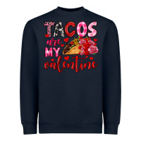 Navy tacos are my valentine Heavyweight Sweatshirt - OliviaCreatesArt