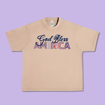God Bless America Urban Heavy Tee Designed By Bettercallsaul