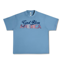 Pebble Blue God Bless America Urban Heavy Tee - Bettercallsaul