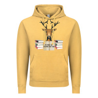 Vintage Mustard Yes Mama I Am Studying Right Now, Deer Vintage Hoodie - Bettercallsaul