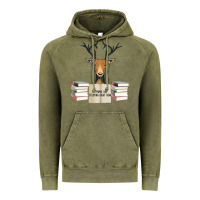 Vintage Olive Yes Mama I Am Studying Right Now, Deer Vintage Hoodie - Bettercallsaul