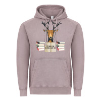 Vintage Zinc Yes Mama I Am Studying Right Now, Deer Vintage Hoodie - Bettercallsaul