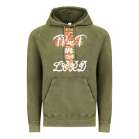 Vintage Olive Trust In The Lord Vintage Hoodie - Bettercallsaul
