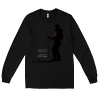 Black nighttime ski adventure Long Sleeve Tee - tuanDangUi