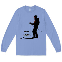 Colony Blue nighttime ski adventure Long Sleeve Tee - tuanDangUi
