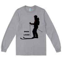 Heather Grey nighttime ski adventure Long Sleeve Tee - tuanDangUi