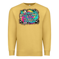 Antique Gold Summer Vibes Premium Sweatshirt - CowhideDigitalArt