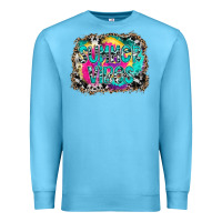 Ocean Blue Summer Vibes Premium Sweatshirt - CowhideDigitalArt