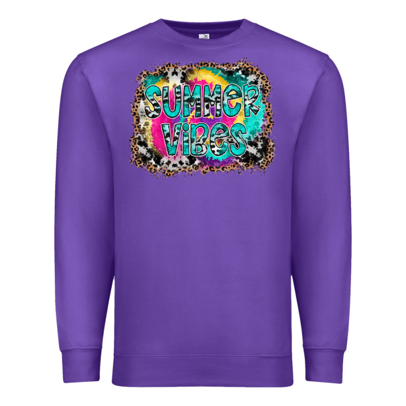 Summer Vibes Premium Sweatshirt by CowhideDigitalArt | Teevron