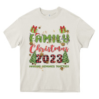 Cream custom family christmas 2023 marking memories toge Heavy Core Tee - MaliasSmallBusiness
