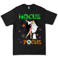Black hocus pocus with witch Premium Tee - NancyCooperArtShop