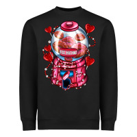 Black kiss  machine  olivia Heavyweight Sweatshirt - OliviaCreatesArt