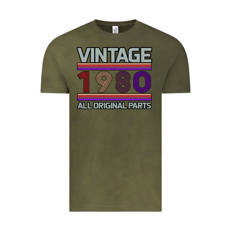 Vintage 1980 Birthday Vintage Tee by Bettercallsaul | Teevron