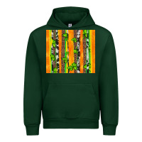 Forest Green st patricks shamrock with cowhide Urban Hoodie - Artiststas