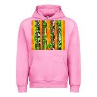 Fuchsia Pink st patricks shamrock with cowhide Urban Hoodie - Artiststas
