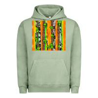 Pigment Oil Green st patricks shamrock with cowhide Urban Hoodie - Artiststas