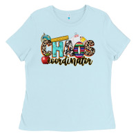 Baby Blue chaos coordinator Ladies Tee - NancyCooperArtShop