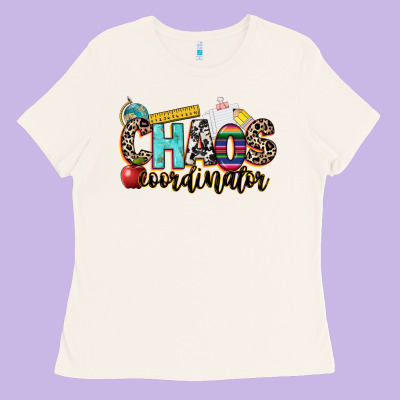 Chaos Coordinator Ladies Tee Designed By Nancycooperartshop