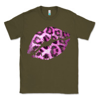 Army Green Pink Leopard Lips Classic Tee - Bettercallsaul
