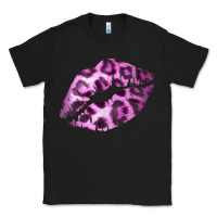 Black Pink Leopard Lips Classic Tee - Bettercallsaul
