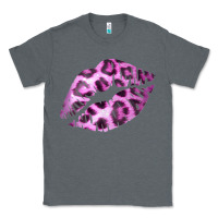 Charcoal Heather Pink Leopard Lips Classic Tee - Bettercallsaul