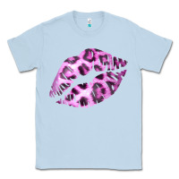 Dusty Blue Pink Leopard Lips Classic Tee - Bettercallsaul