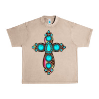 French Oak gemstone cross Urban Heavy Tee - JahusDesignShop