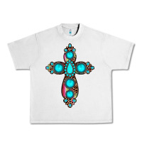 Lunar Rock gemstone cross Urban Heavy Tee - JahusDesignShop