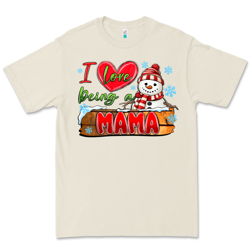 I Love Being A Mama Premium Tee by MaliasSmallBusiness | Teevron