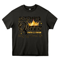 Asphalt december queen faith and favor living my blessed l Heavy Core Tee - MaliasSmallBusiness