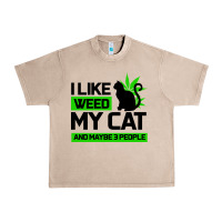 French Oak Cat Weed I Like My Cat Gift Urban Heavy Tee - Bettercallsaul