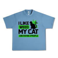 Pebble Blue Cat Weed I Like My Cat Gift Urban Heavy Tee - Bettercallsaul