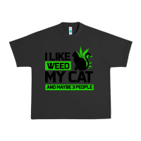 Pigment Black Cat Weed I Like My Cat Gift Urban Heavy Tee - Bettercallsaul