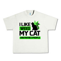 Pistachio Cat Weed I Like My Cat Gift Urban Heavy Tee - Bettercallsaul